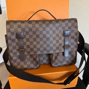 🔥SEND OFFER🔥Louis Vuitton Brown DAMIER Messenger Bag